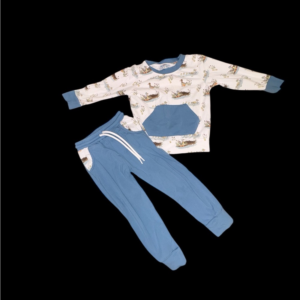 Busy bee smocks! Boys Duck 2pc set